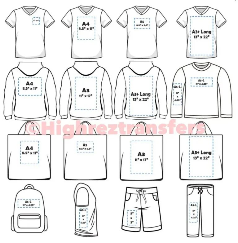 Size in DTF Transfers: Importance of Accurate Sizing